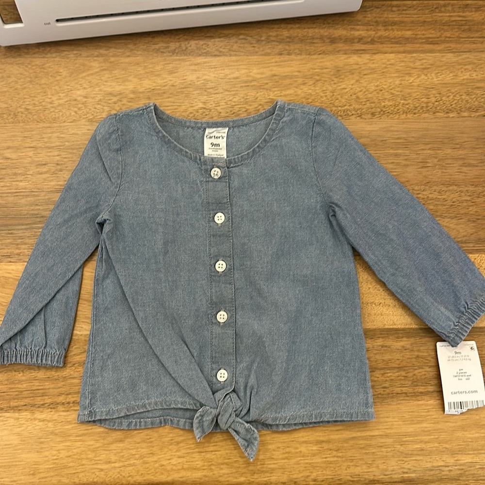 Carters denim shirt